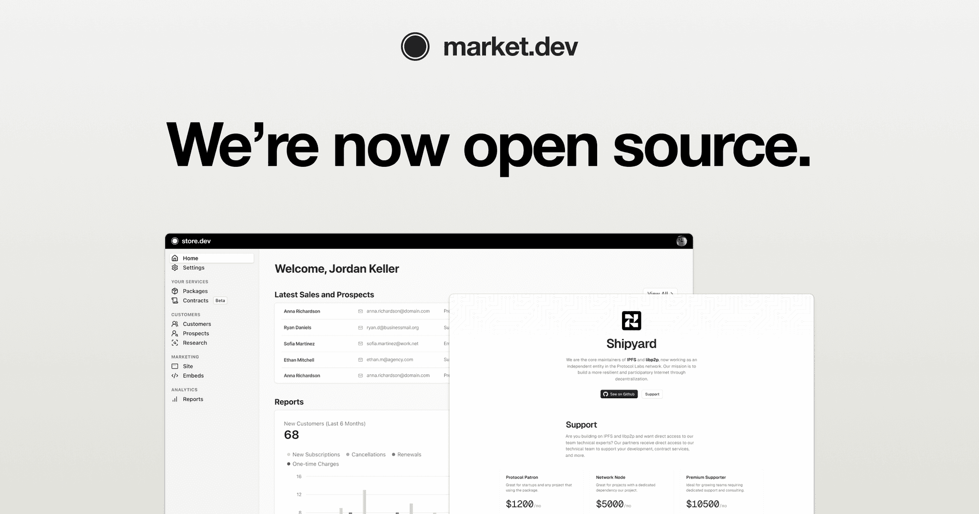 Cover Image for Market.dev is now open source